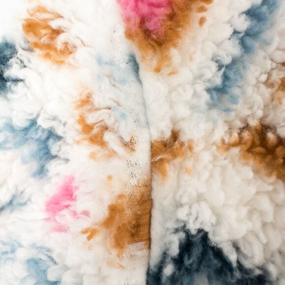 Eddie Bauer Plush 1/4 Zip Fleece Pullover Womens Large Multicolor Aztec Gorpcore - Picture 11 of 16